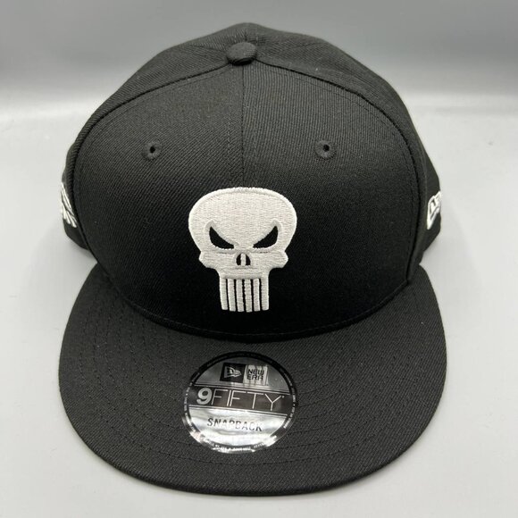 New Era Other - Marvel The Punisher Hat Men Black‎ 9Fifty New Era Snap Back Cap New